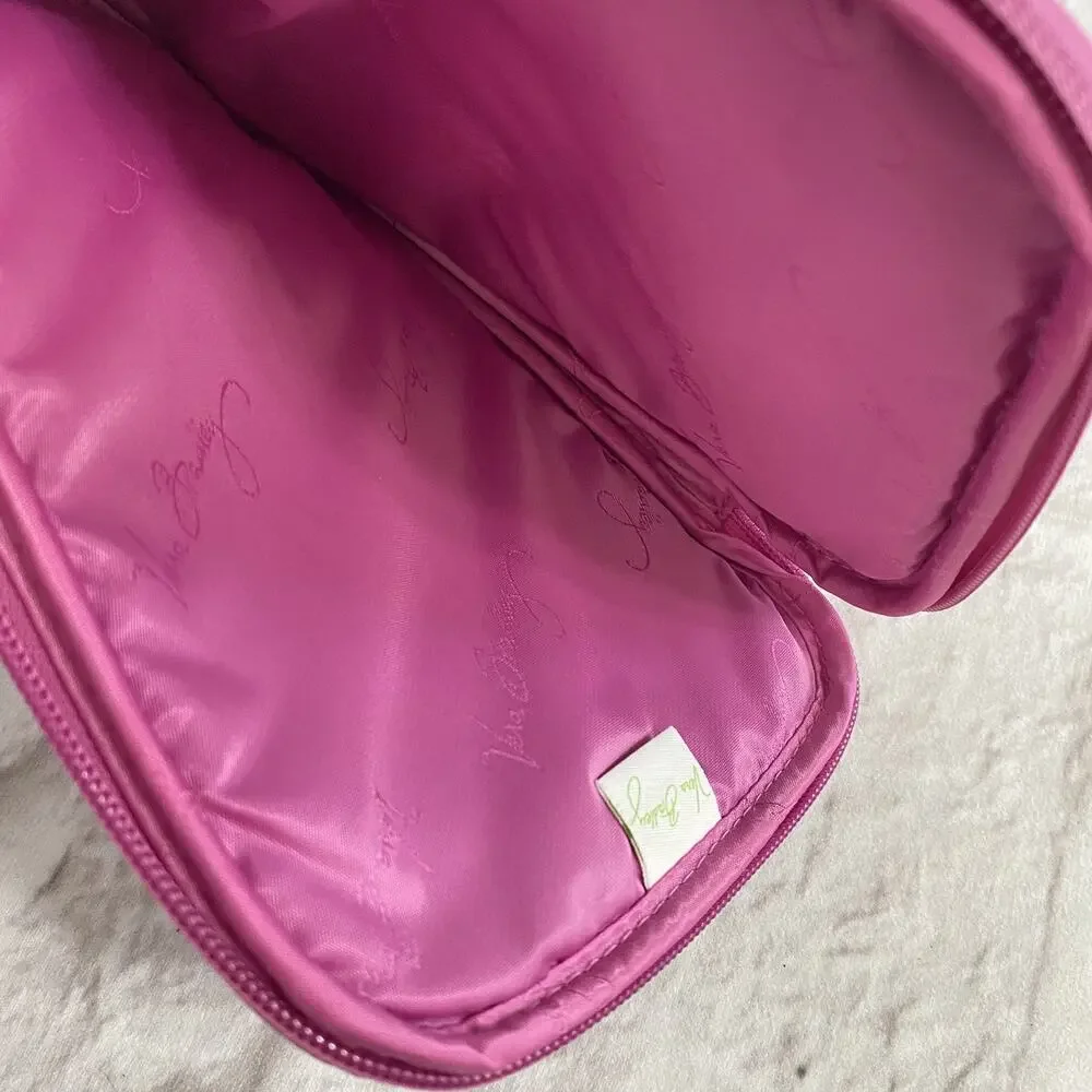 Vera Bradley Tablet iPad Mini Sleeve Case Zip Around 6” x 8 1/2” Pink weave
